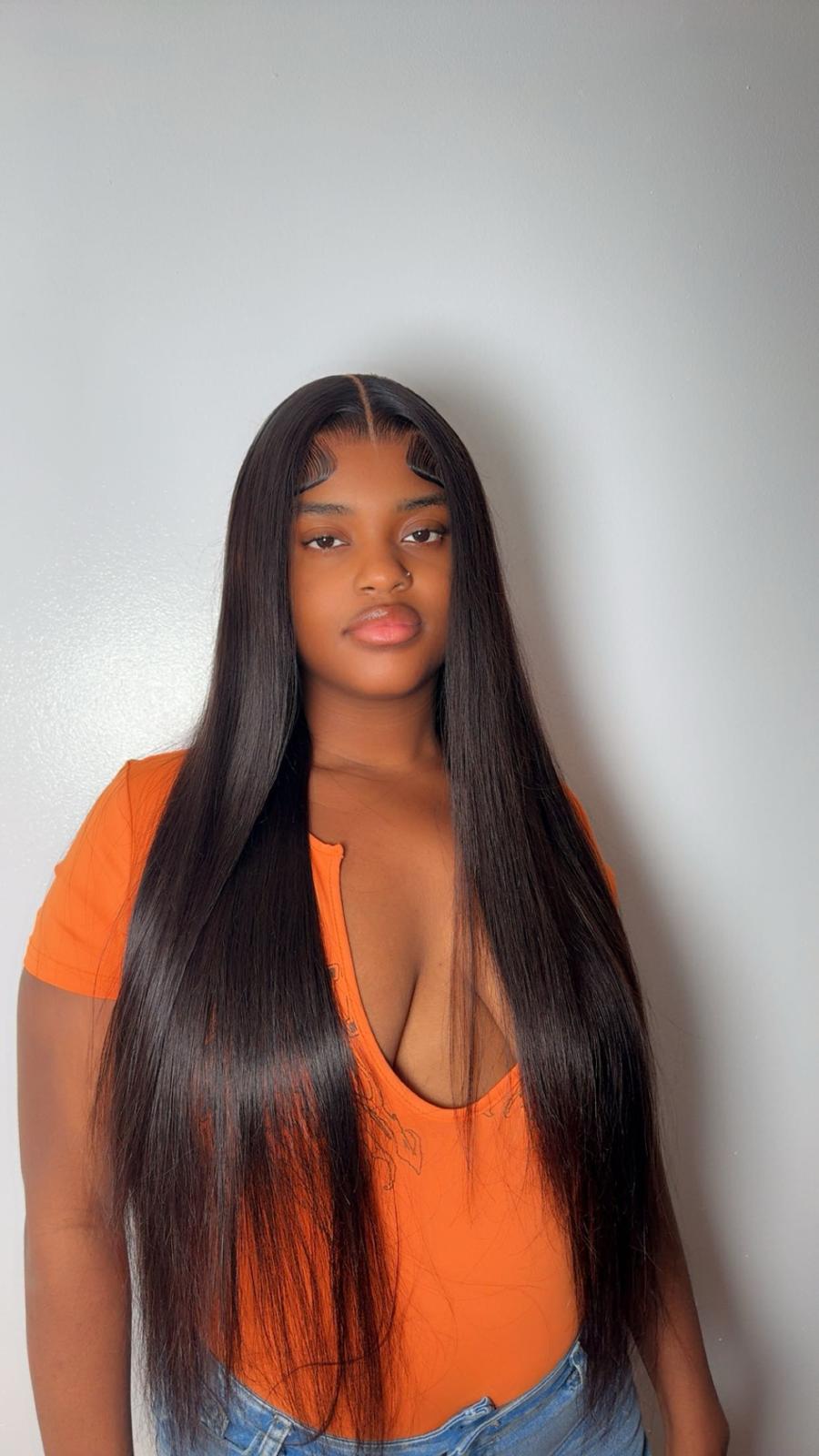 Nia Silk Press Wig Install - $120
